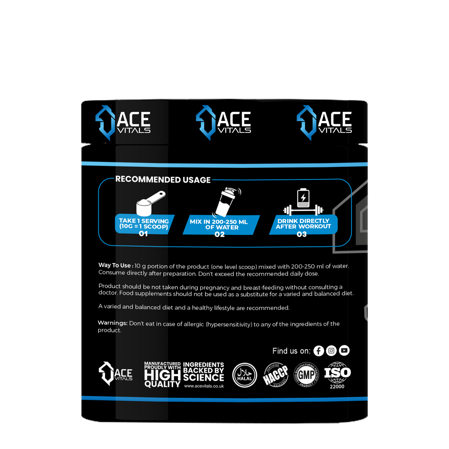 Acefuel BCAA + Glutamine