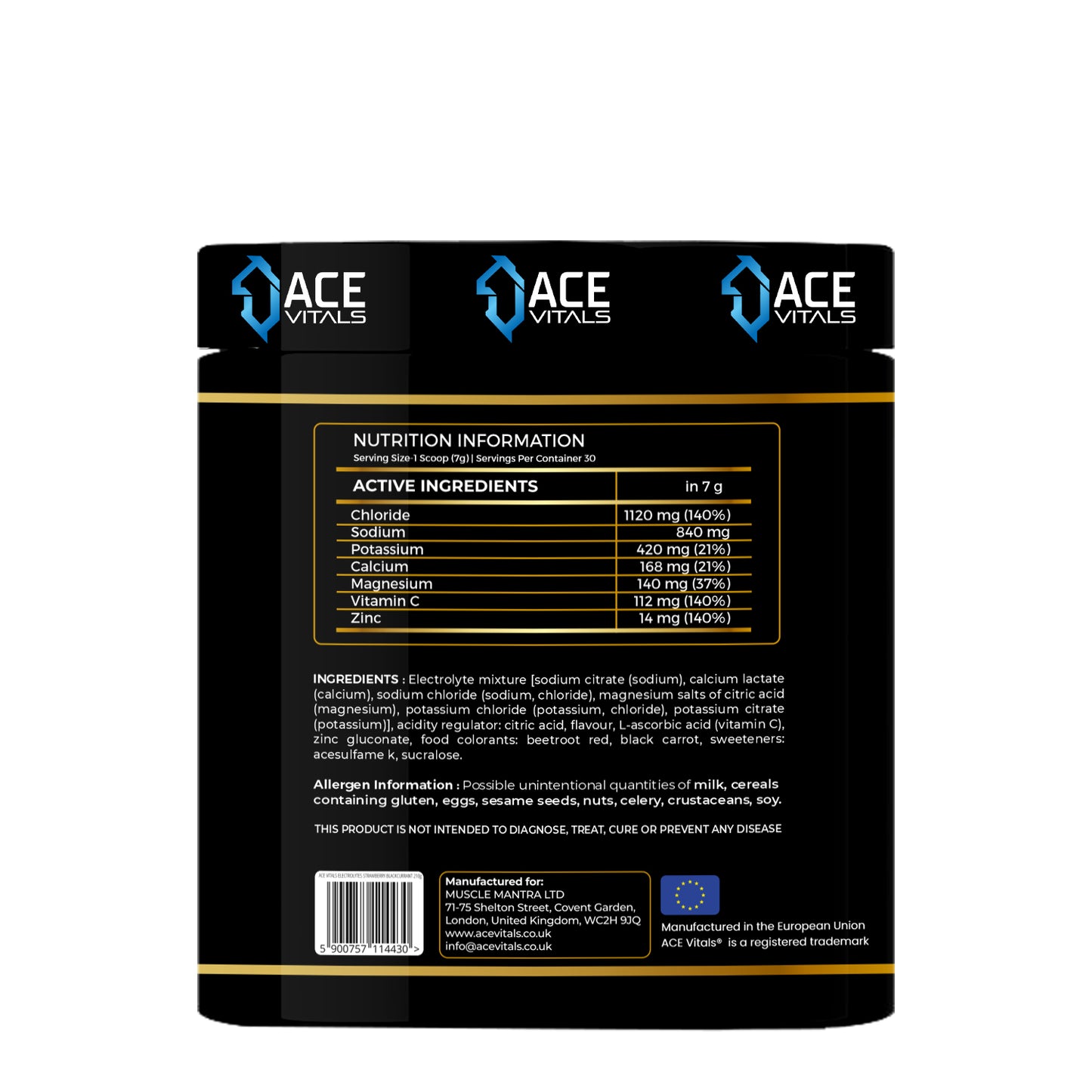 Vitals Electrolytes -210gm