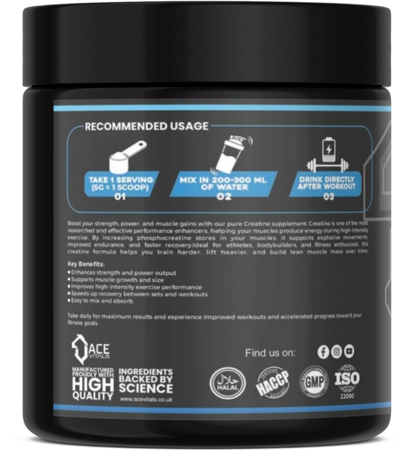 Ace Vitals Creatine Monohydrate