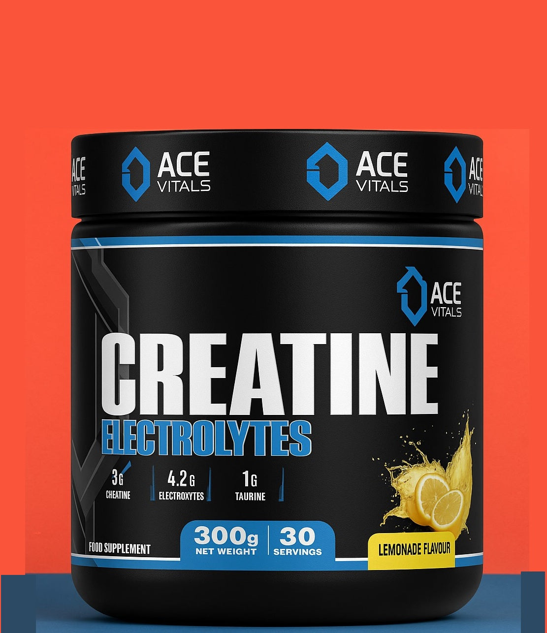 Ace Vitals Creatine Monohydrate plus Electrolytes- 300gm