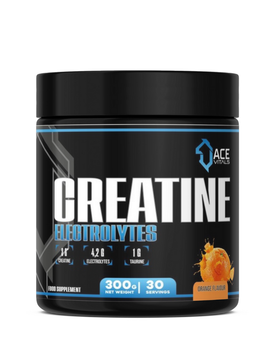 Ace Vitals Creatine Monohydrate plus Electrolytes- 300gm