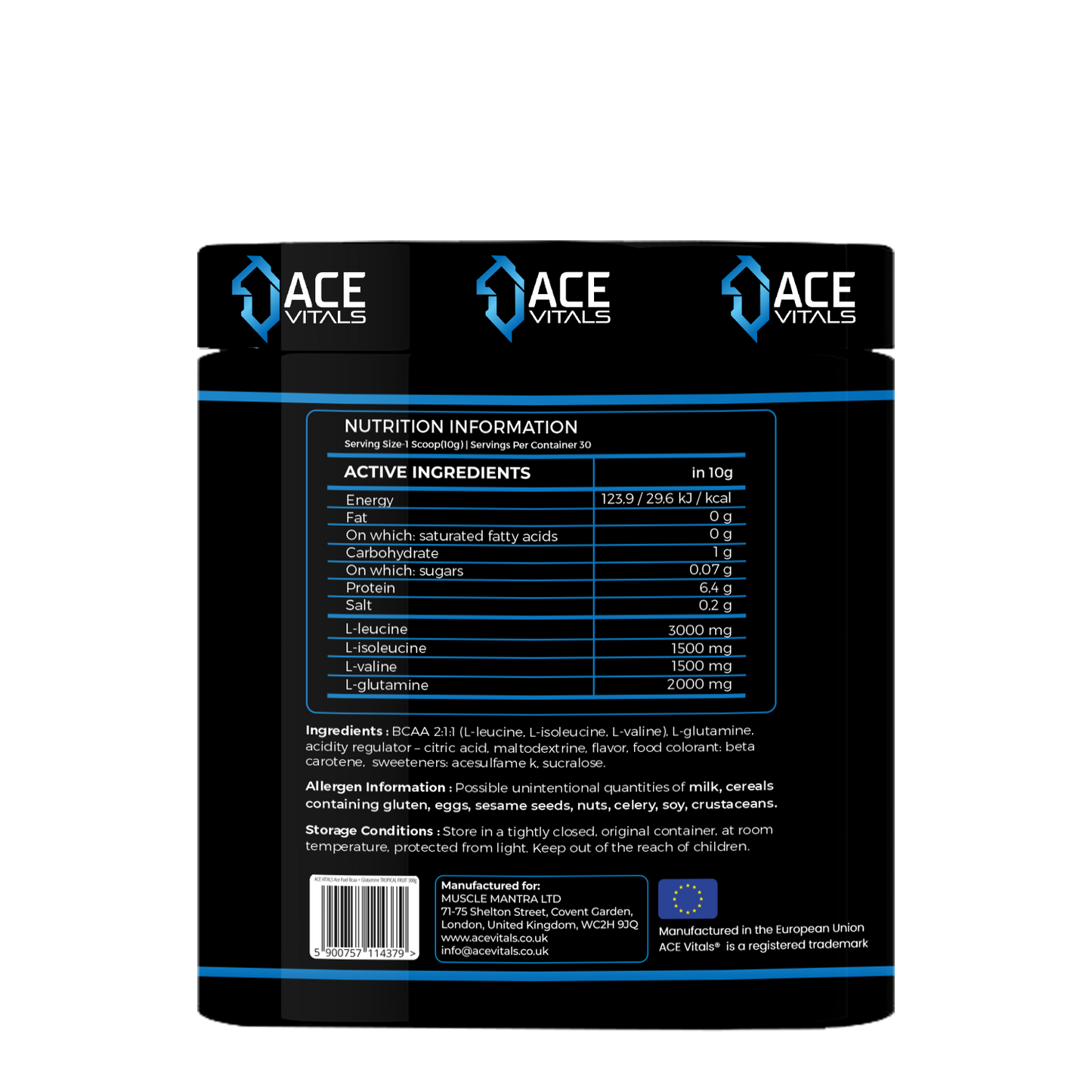 Acefuel BCAA + Glutamine