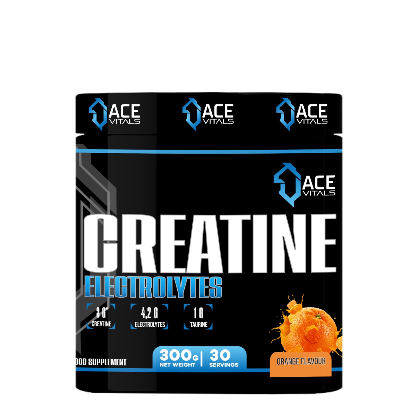 Ace Vitals Creatine Monohydrate plus Electrolytes- 300gm